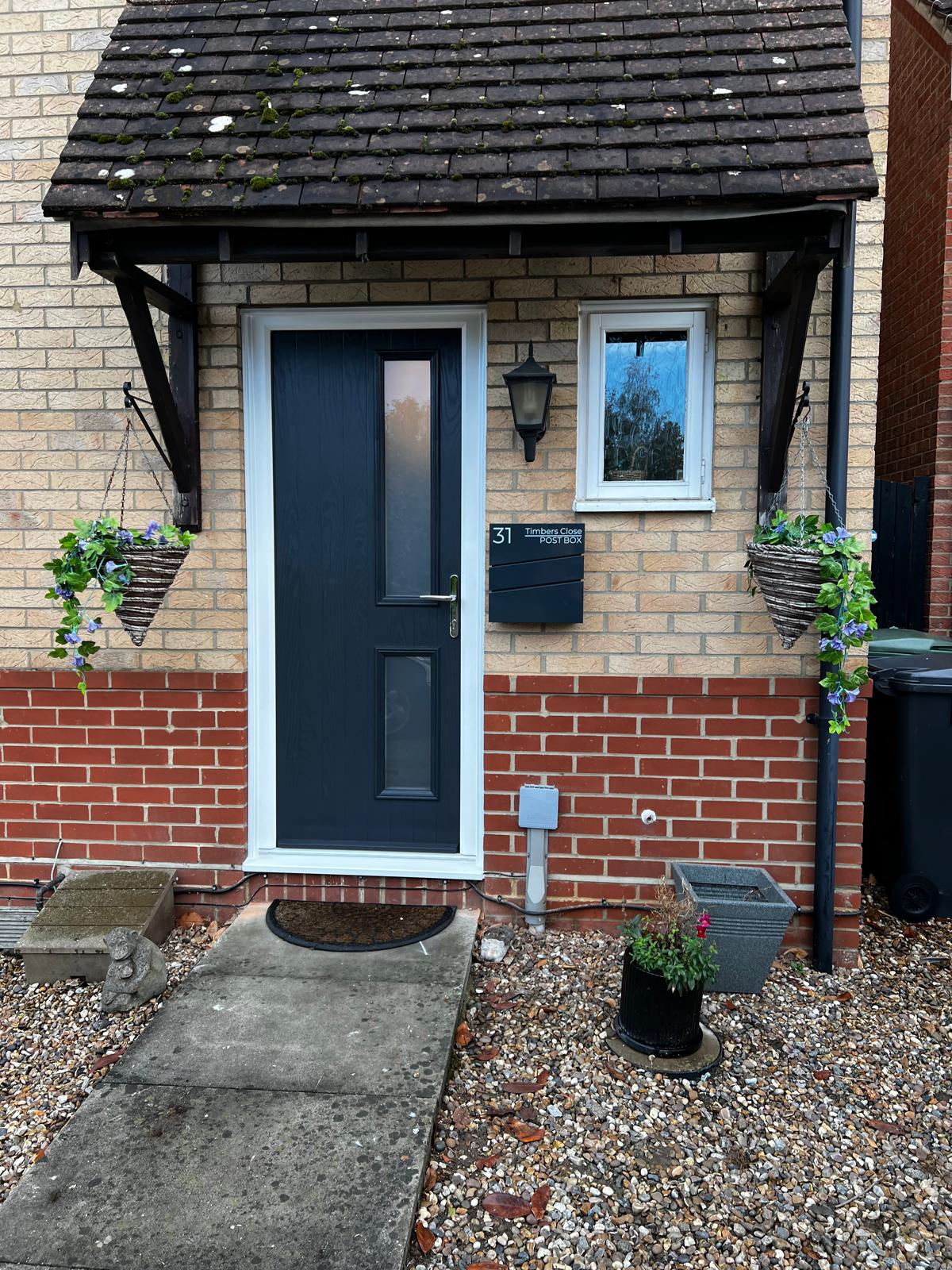 Composite front door fitted in Essex